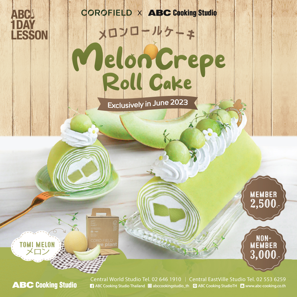 1 Day Melon Crepe Roll Cake SQ Final