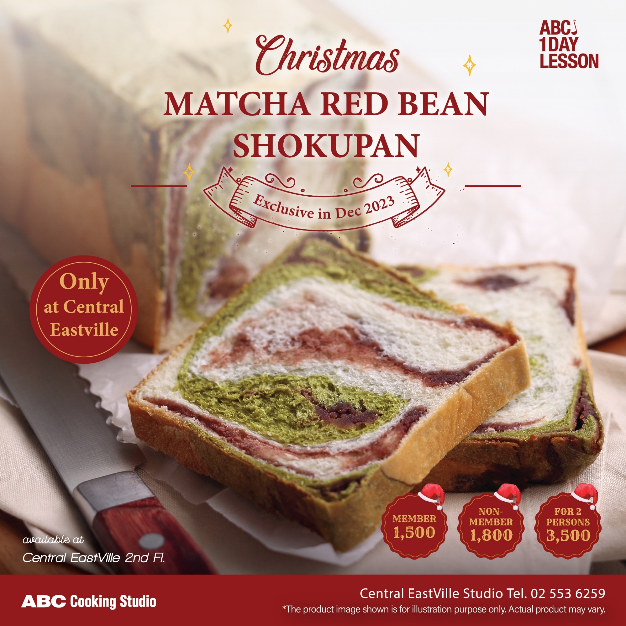 1 Day Matcha shokupan ABC Cooking